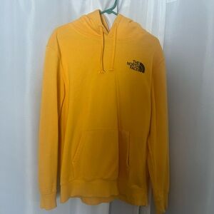 The North Face Yellow Quarter-Zip Hoodie Sweatshirt